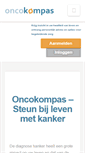 Mobile Screenshot of oncokompas.nl